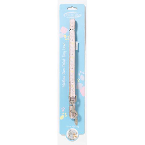 Me to You Bear Paw Prints Lead Medium Pink £10.00